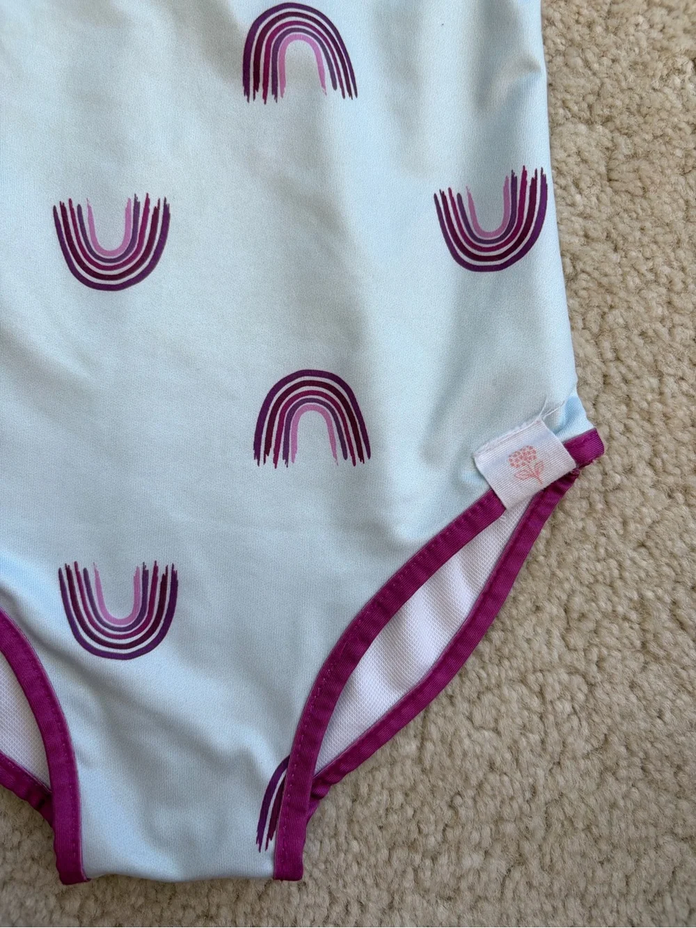 SweetHoney Size 18 Months Purple Rainbow Print One Piece Dance Leotard